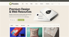 Desktop Screenshot of pixeden.com